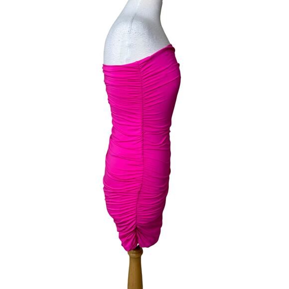 HELLO MOLLY Changed My Mind Dress Hot pink Size Large US 8/ AU12 NWT - Picture 4 of 9